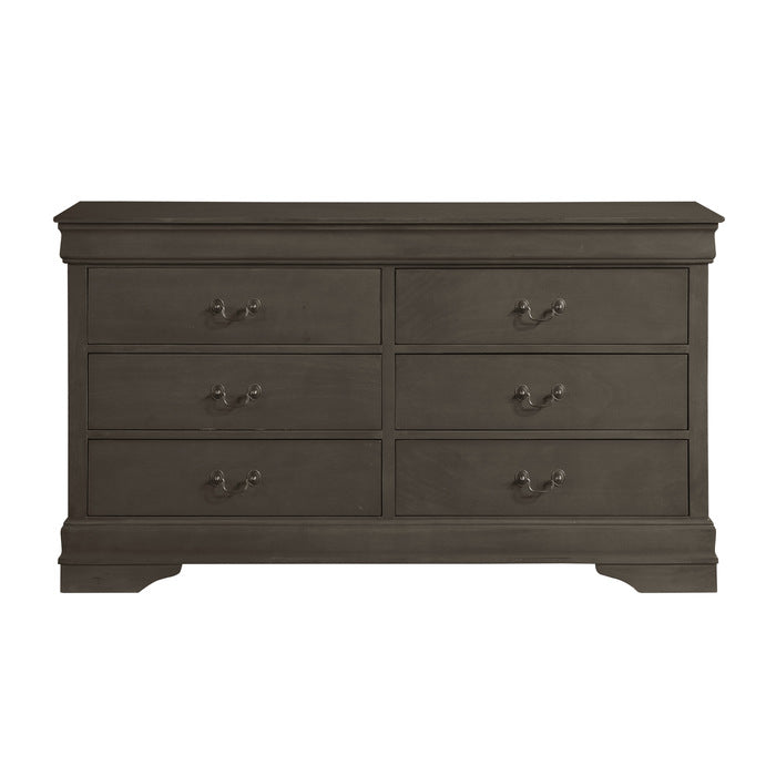 Mayville Stained Gray Dresser - Ornate Home