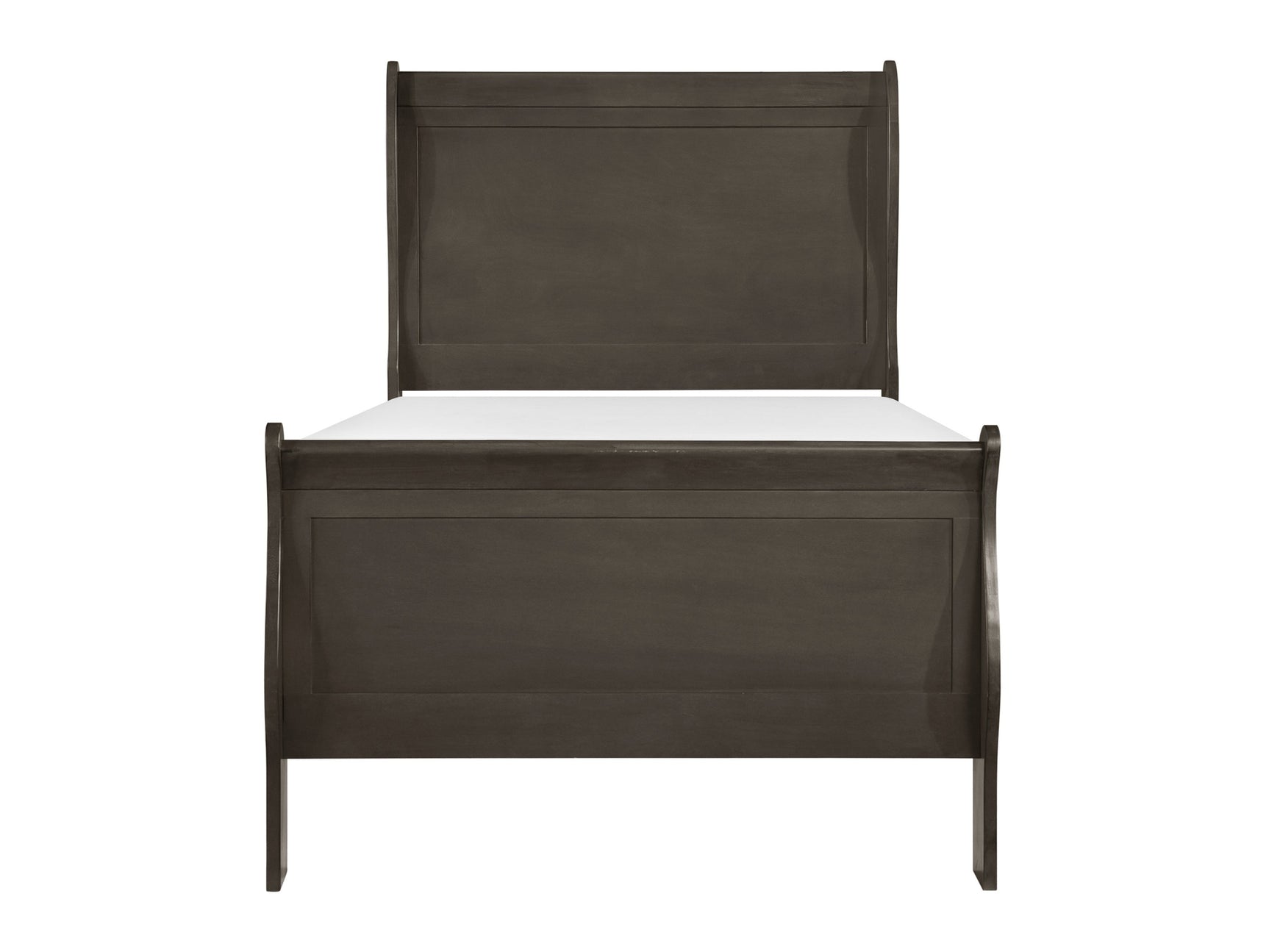 Mayville Stained Gray Twin Bed - Ornate Home