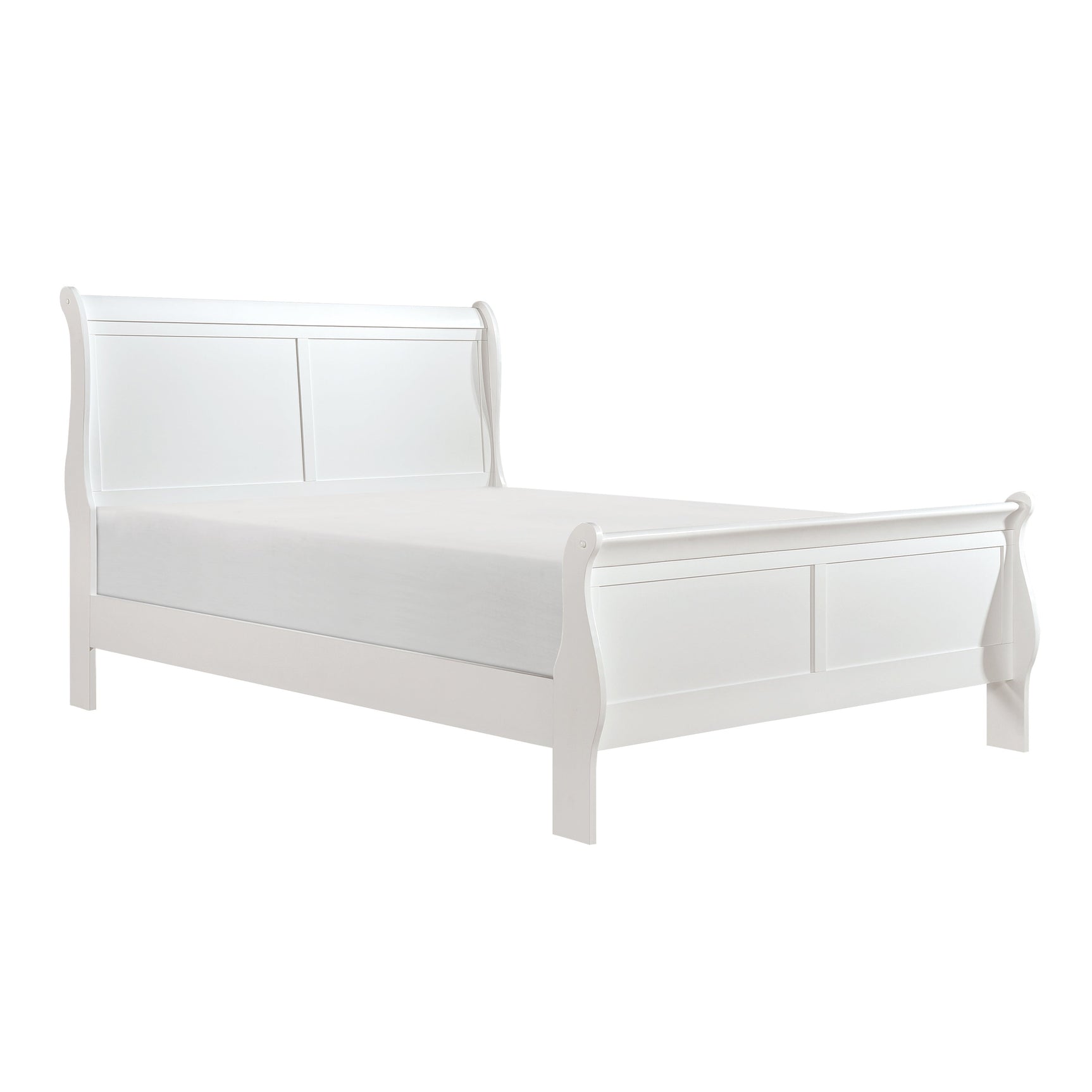 Mayville White Eastern King Bed - Ornate Home