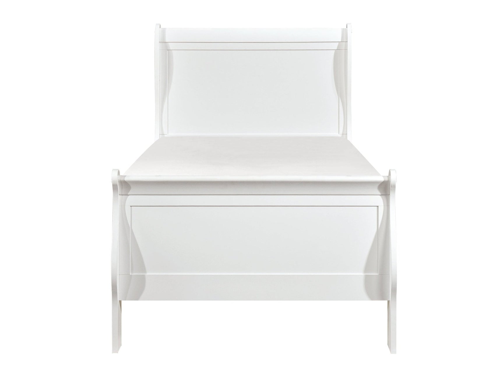 Mayville White Twin Bed - Ornate Home