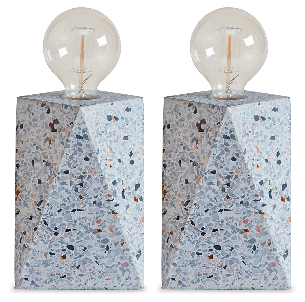 Maywick White Table Lamp (Set of 2) - Ornate Home