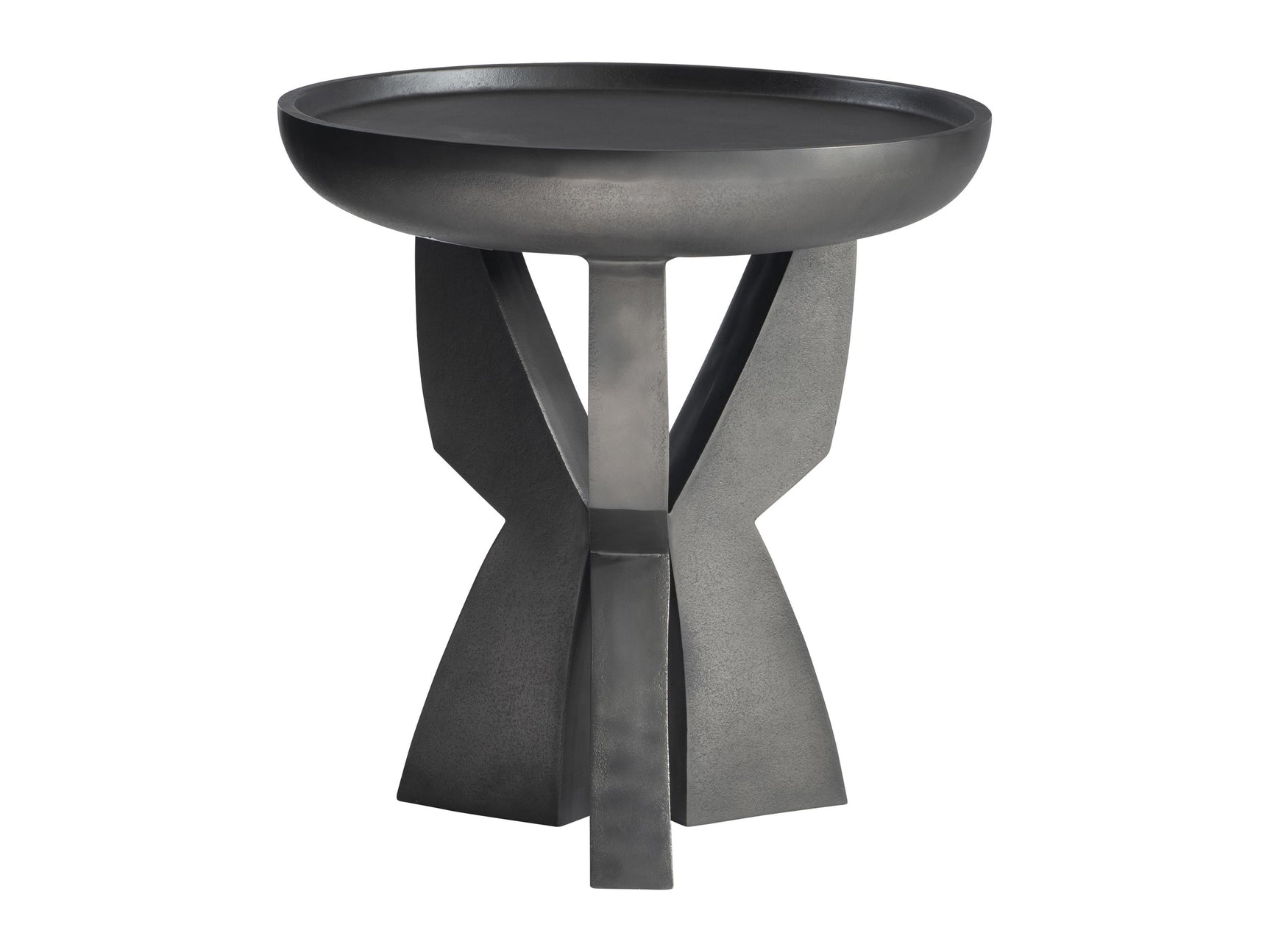 Mazo Black Nickel Side Table - Ornate Home