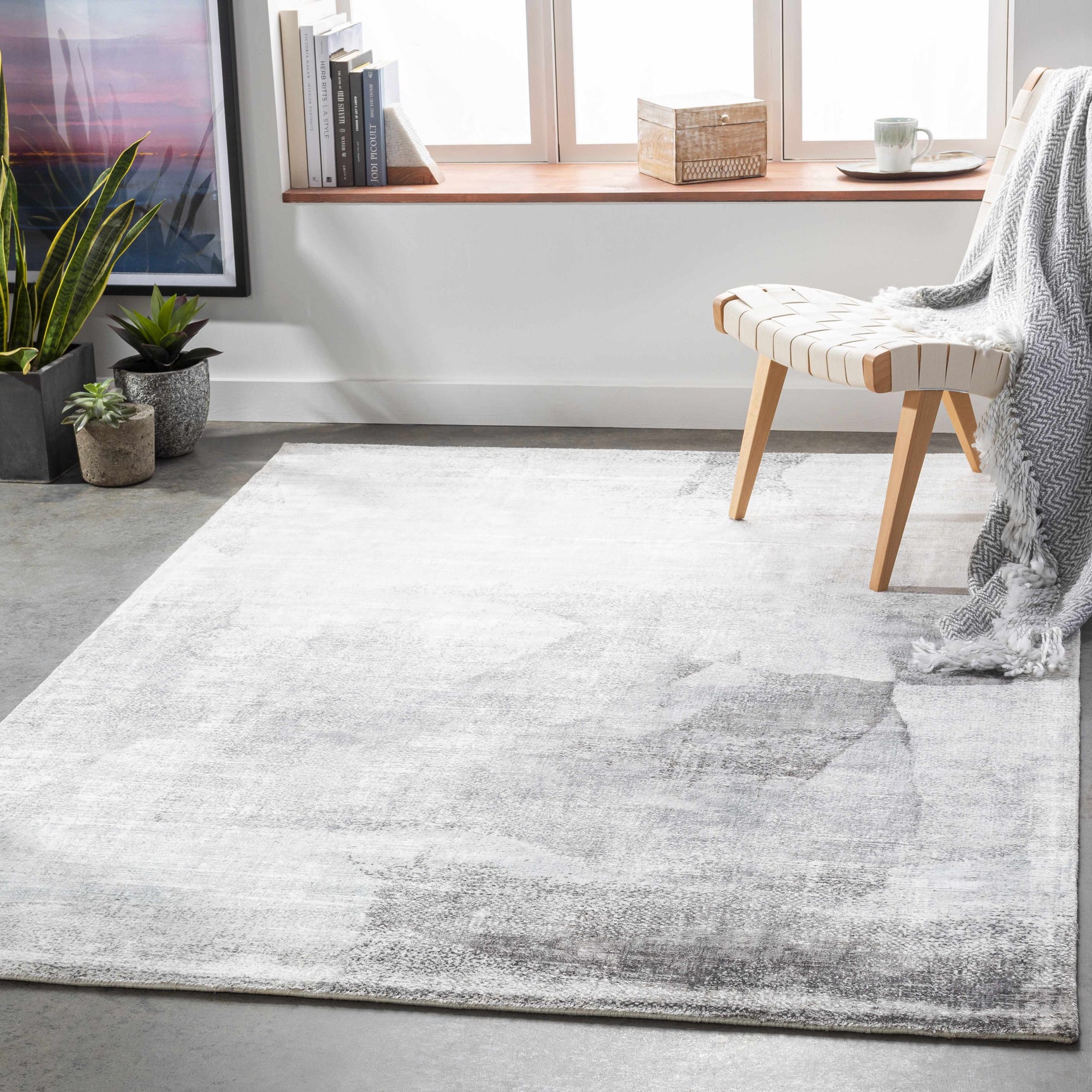 McDowall Viscose Area Rug - Clearance - Ornate Home