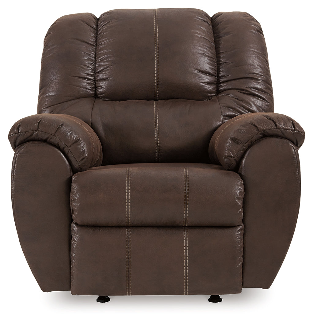 McGann Faux Leather Manual Recliner (Online Special Price) - Ornate Home