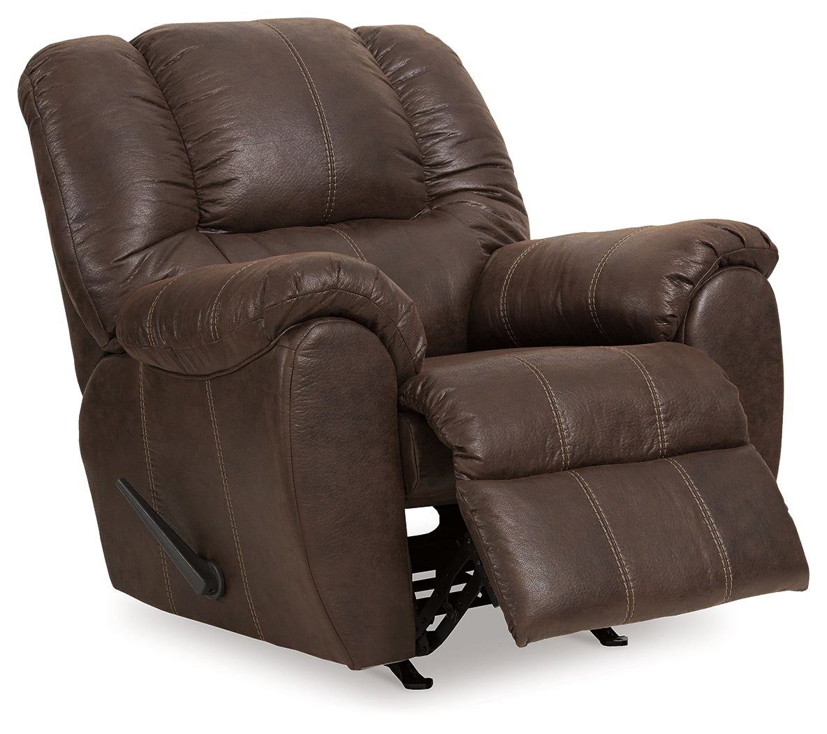 McGann Faux Leather Manual Recliner (Online Special Price) - Ornate Home