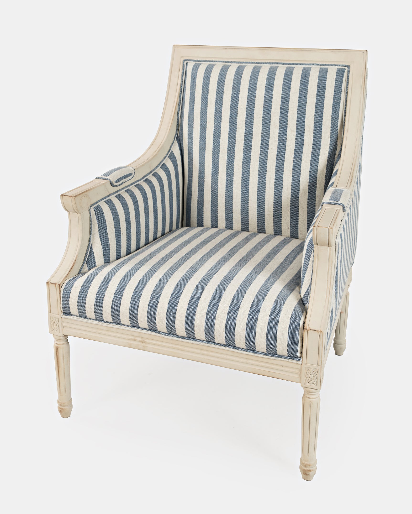McKenna Blue Accent Chair - Ornate Home