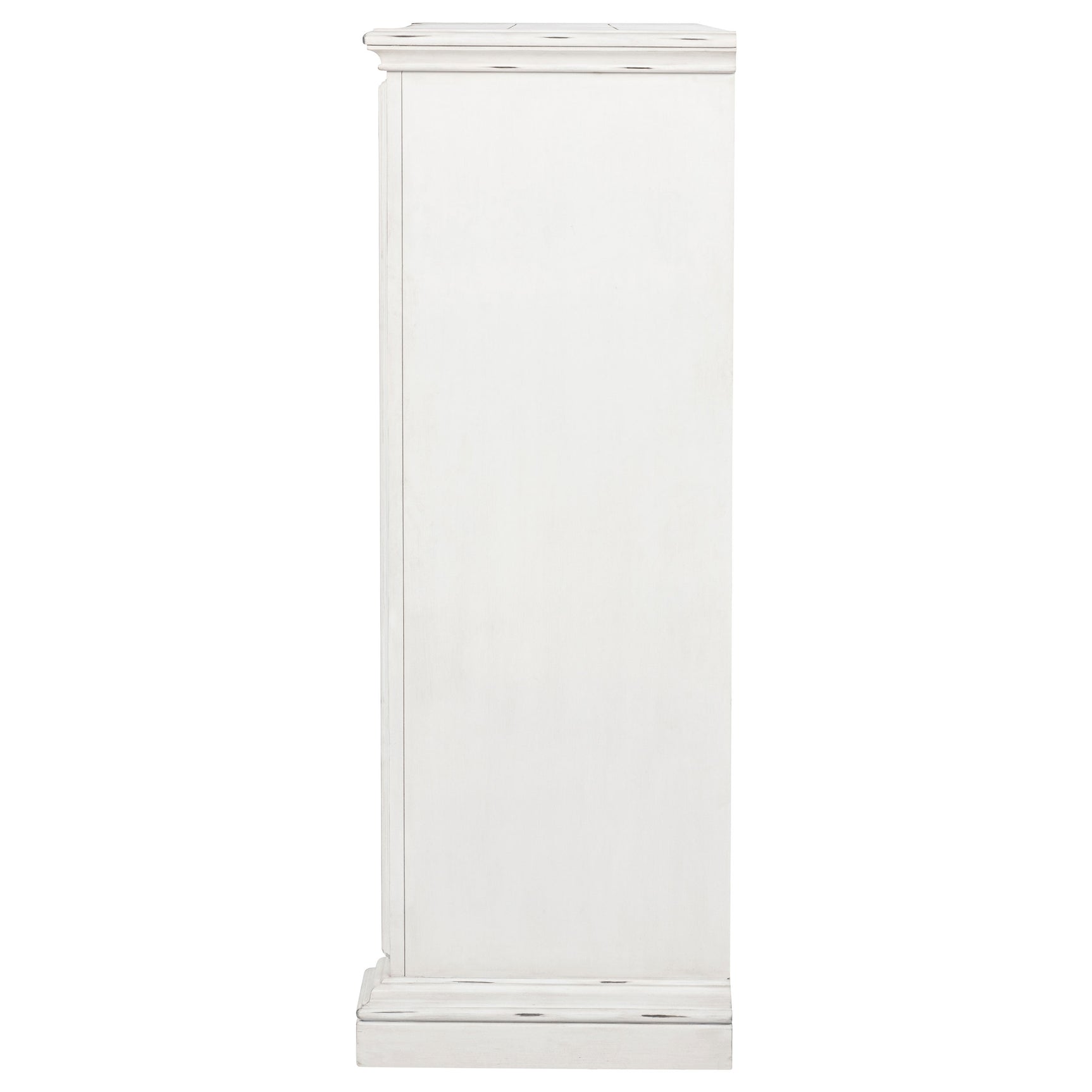 McKinney Vintage White 5-drawer Bedroom Chest of Drawers - Ornate Home