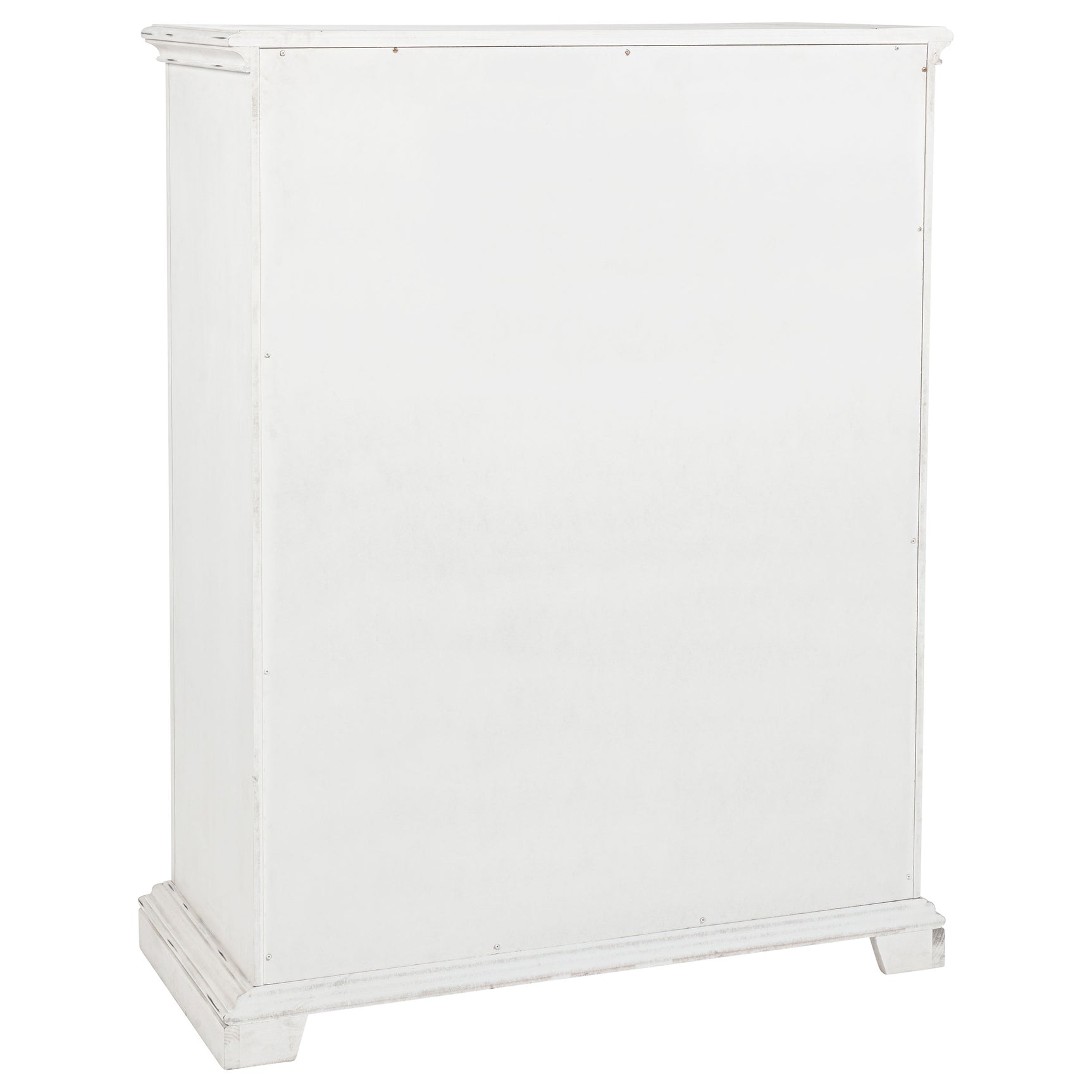 McKinney Vintage White 5-drawer Bedroom Chest of Drawers - Ornate Home