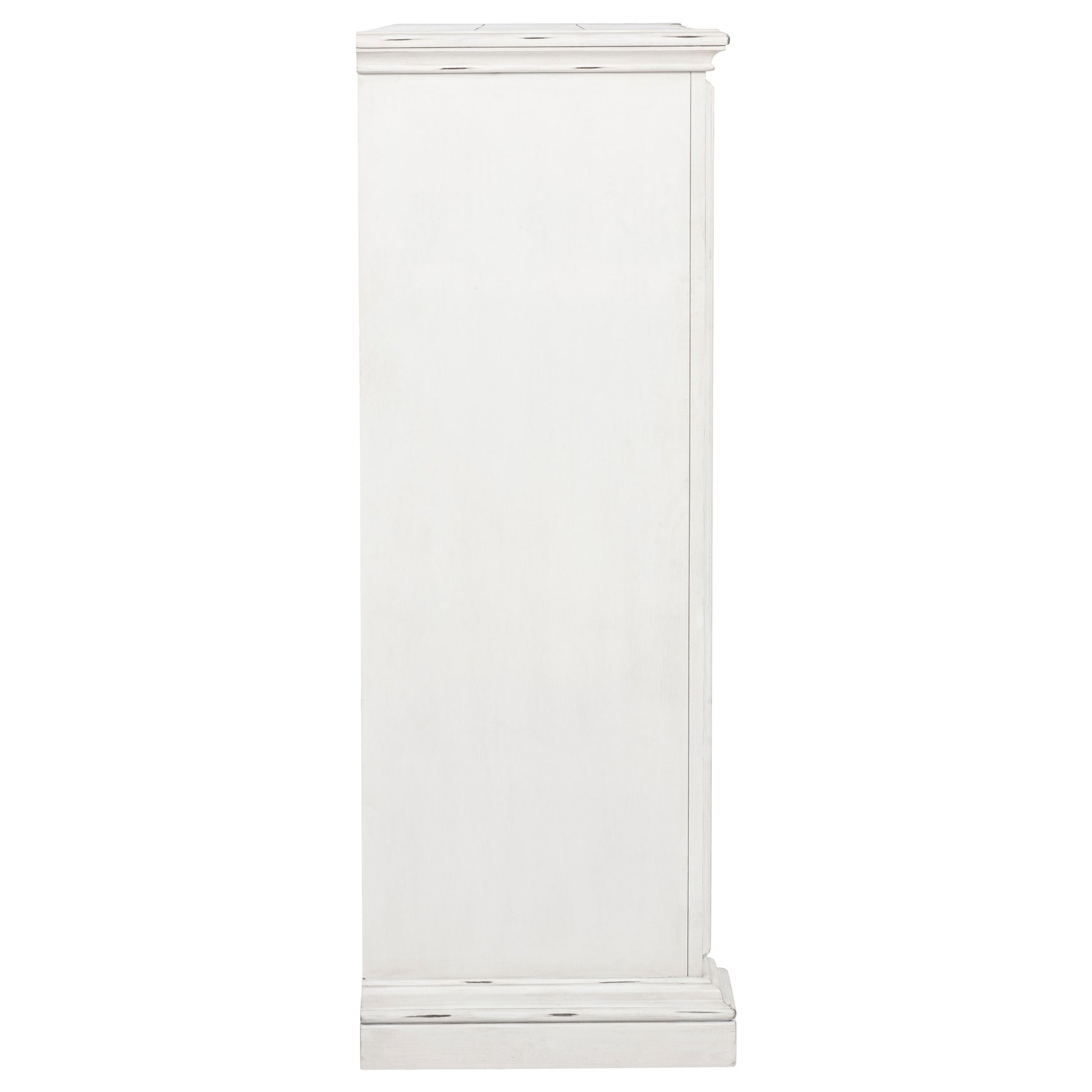 McKinney Vintage White 5-drawer Bedroom Chest of Drawers - Ornate Home