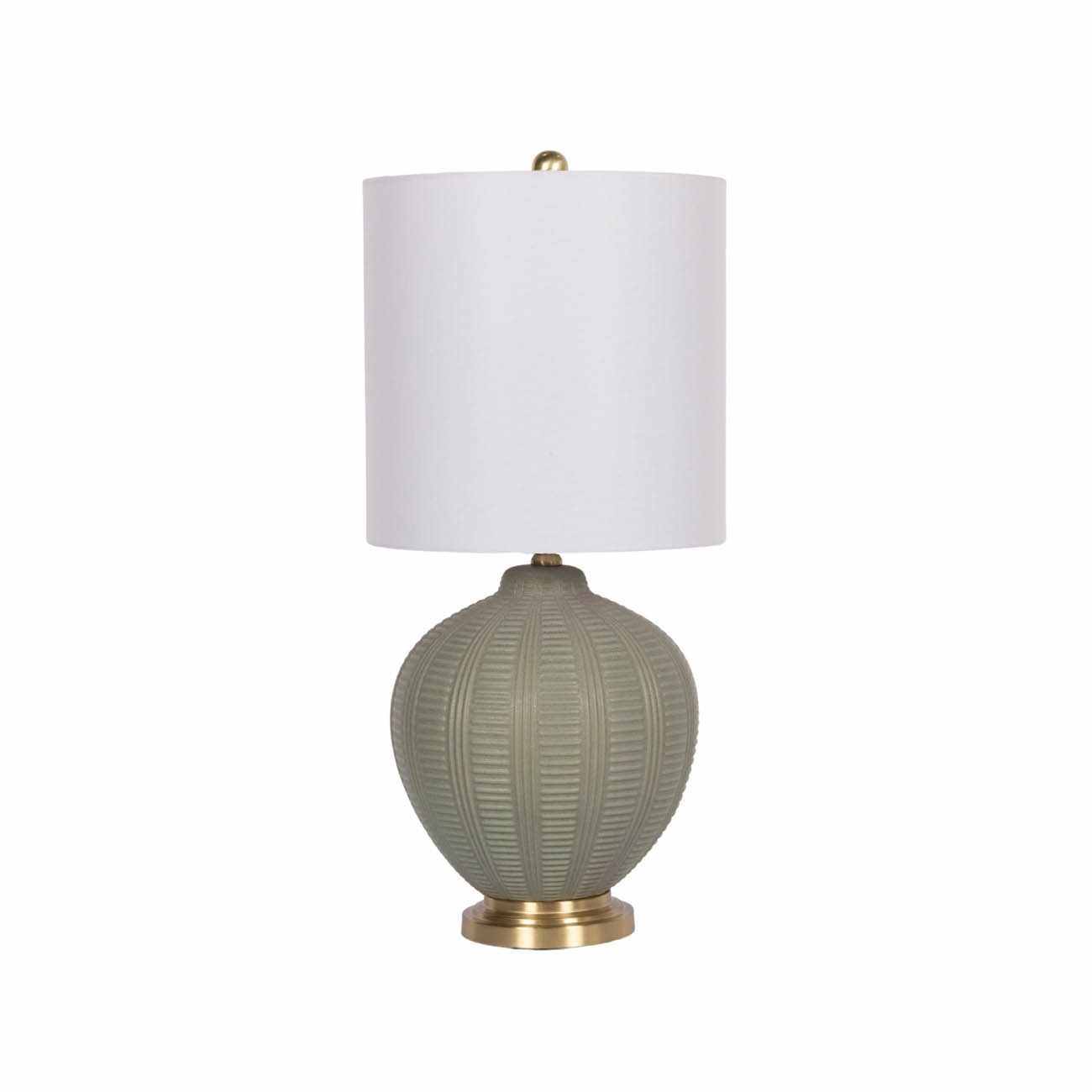 McMurray Green Textured Table Lamp - Ornate Home