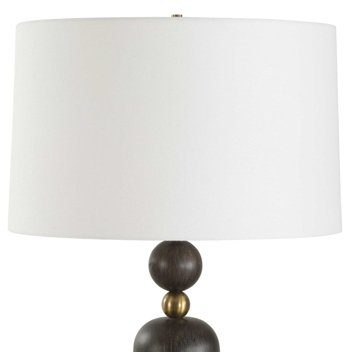 McQuinn Dark Walnut Table Lamp - Ornate Home