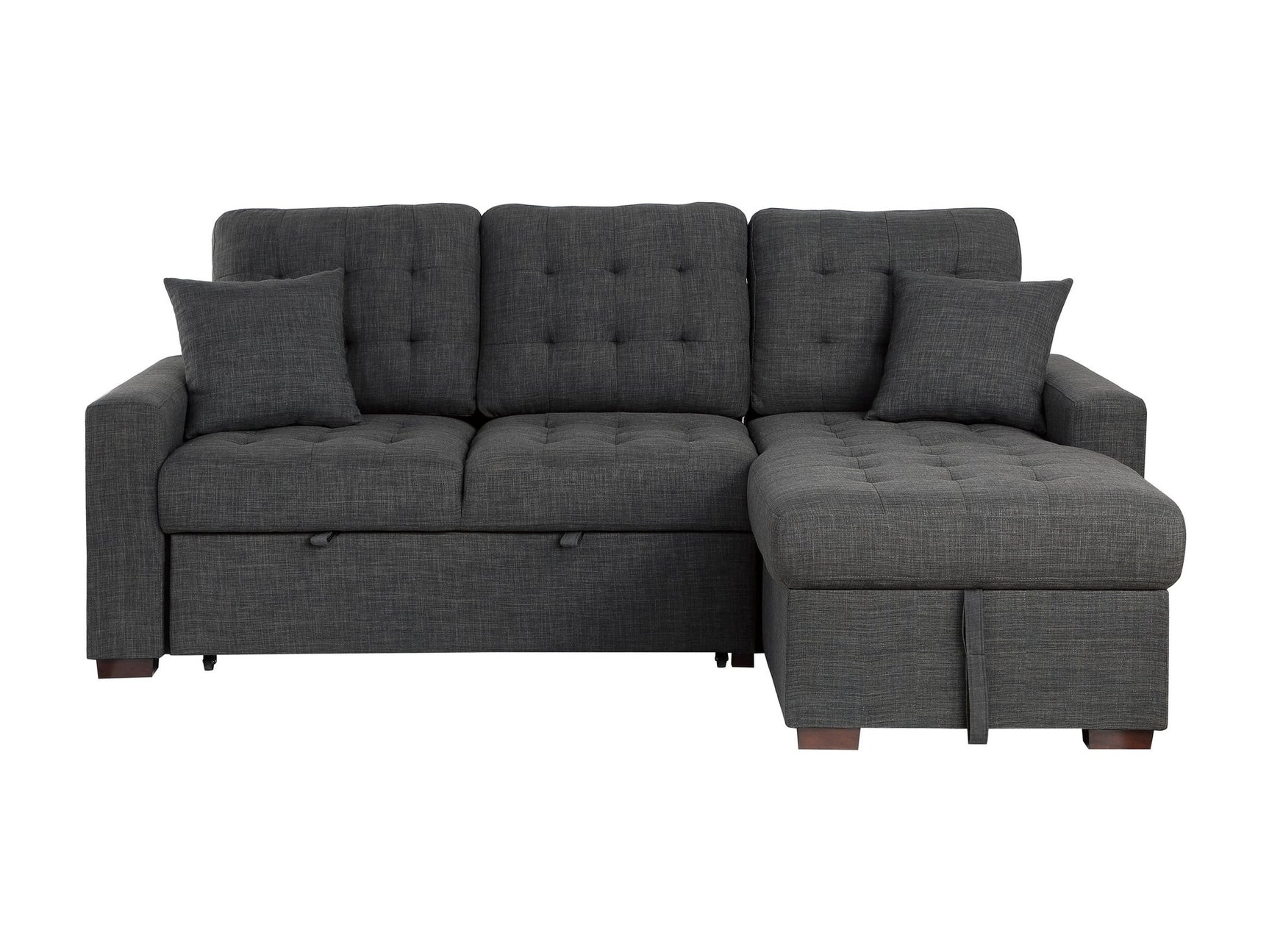 Mccafferty Dark Gray 2-Piece Sectional with Right Chaise - Ornate Home