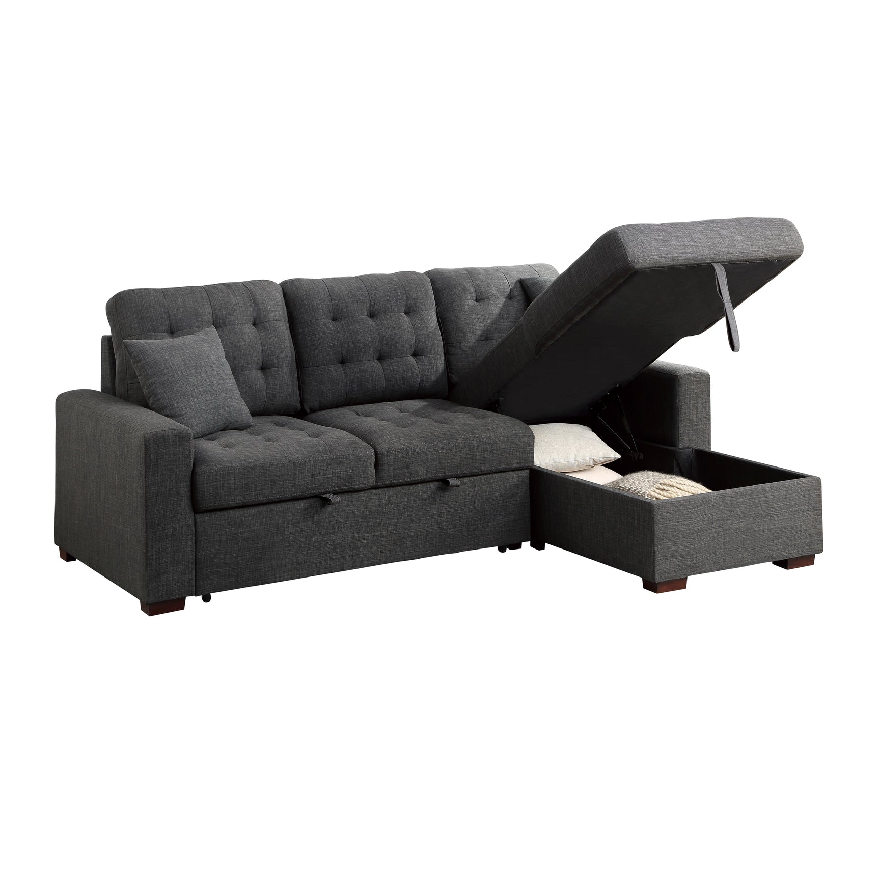 Mccafferty Dark Gray 2-Piece Sectional with Right Chaise - Ornate Home