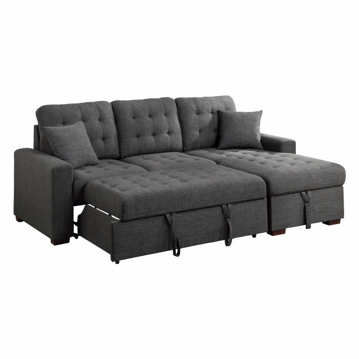 Mccafferty Dark Gray 2-Piece Sectional with Right Chaise - Ornate Home