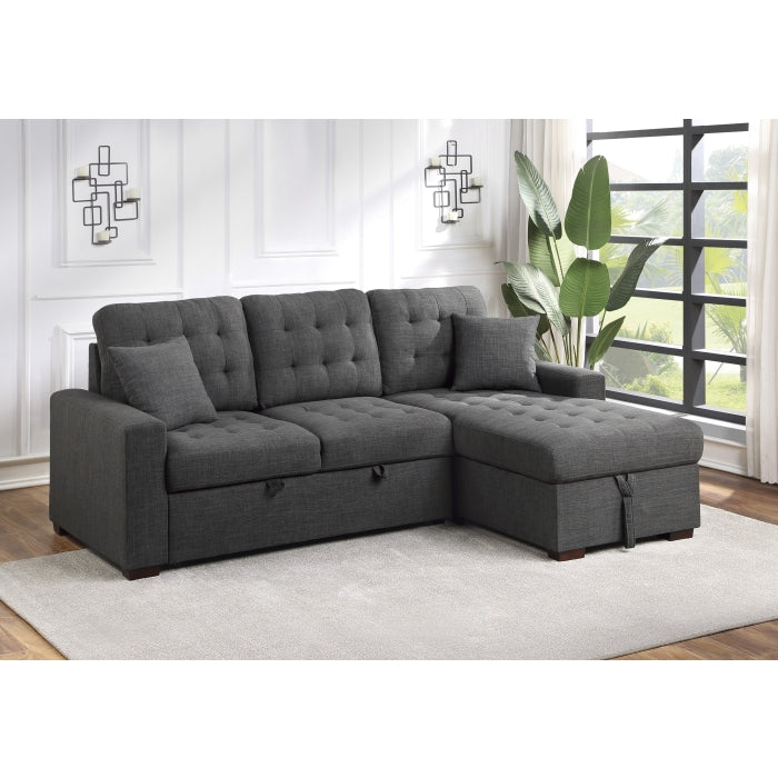 Mccafferty Dark Gray 2-Piece Sectional with Right Chaise - Ornate Home