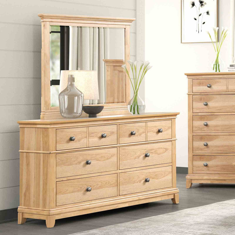 Mchenry Natural Oak 4 Pc. Twin Bedroom Set - Ornate Home