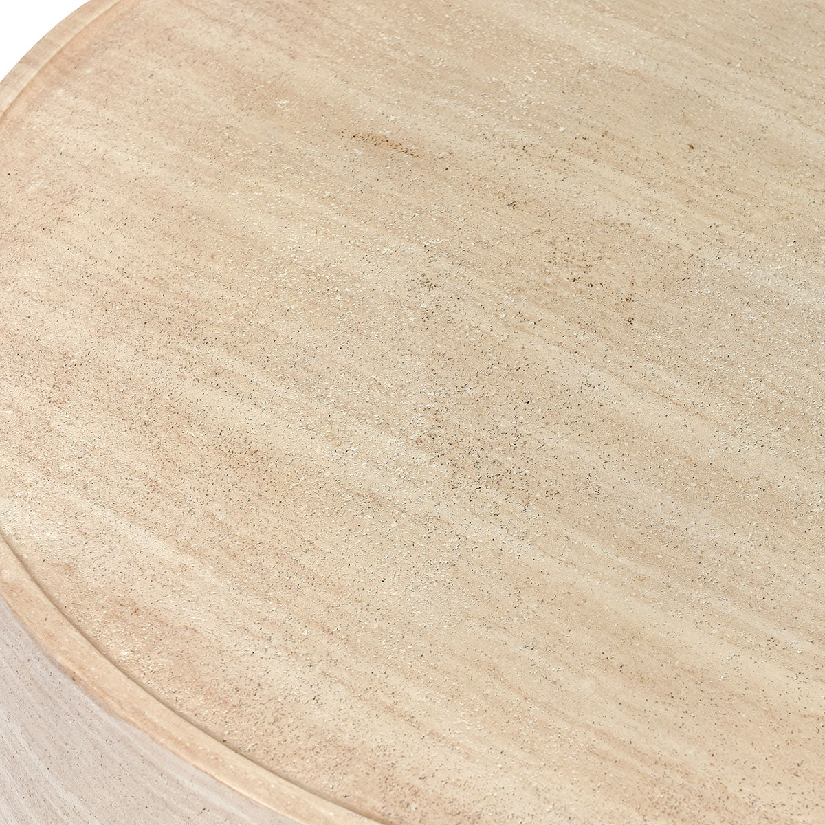 Mckenna Natural Outdoor Round Coffee Table - Ornate Home