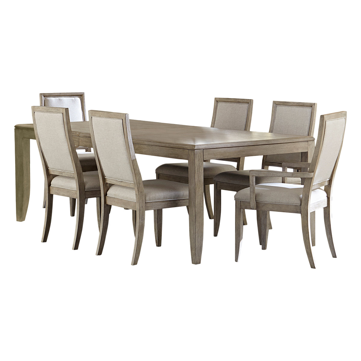 Mckewen Gray 7pc Dining Set - Ornate Home