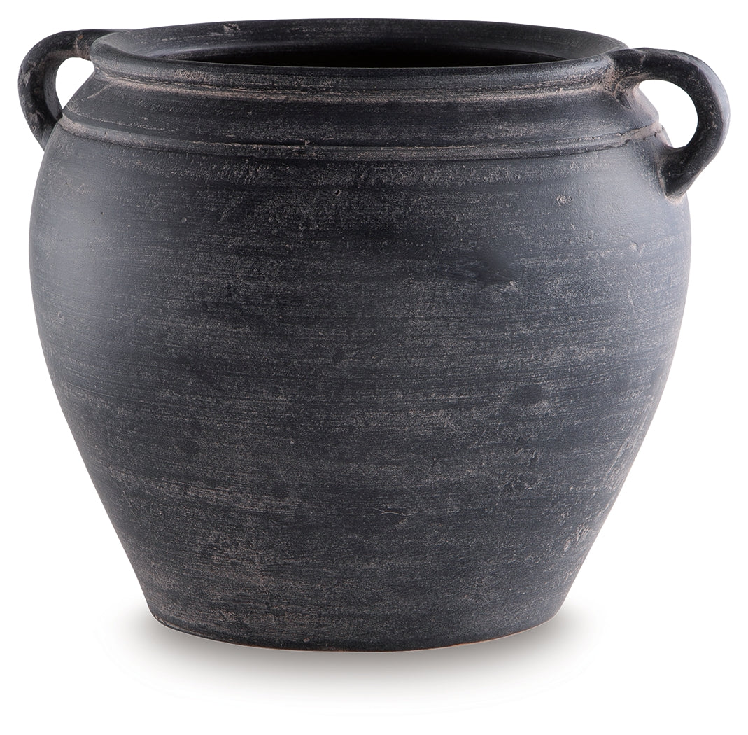 Meadie Black Vase (Online Special Price) - Ornate Home