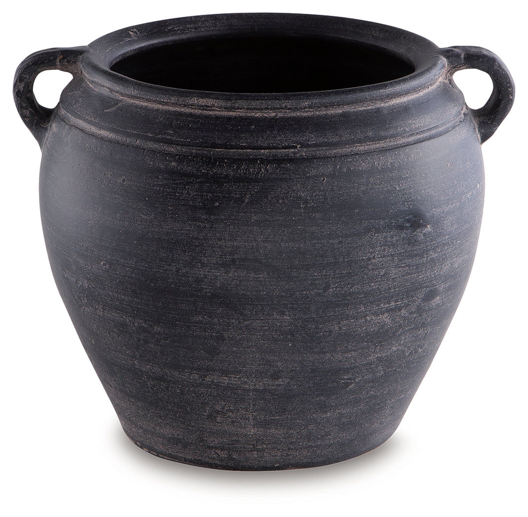 Meadie Black Vase (Online Special Price) - Ornate Home