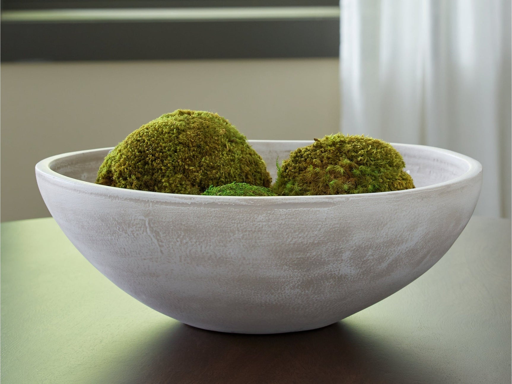 Meadie Distressed White Bowl (Online Special Price) - Ornate Home