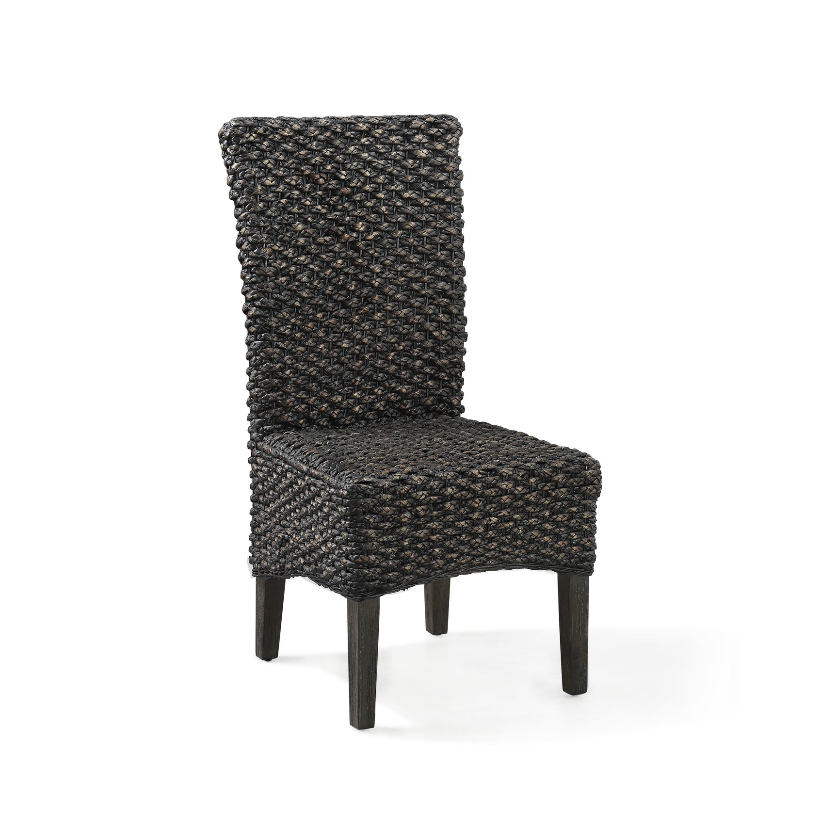 Meadow Chair Water Hyacinth in Graphite (Set of 2) - Ornate Home