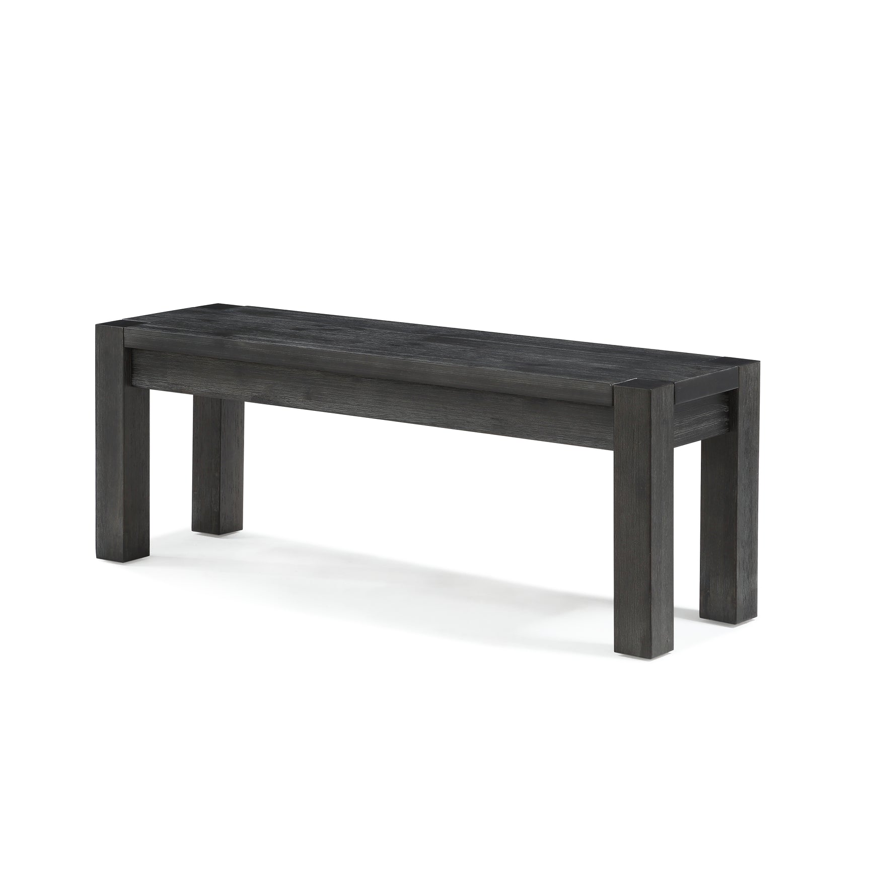 Meadow Solid Wood Bench in Graphite - Ornate Home