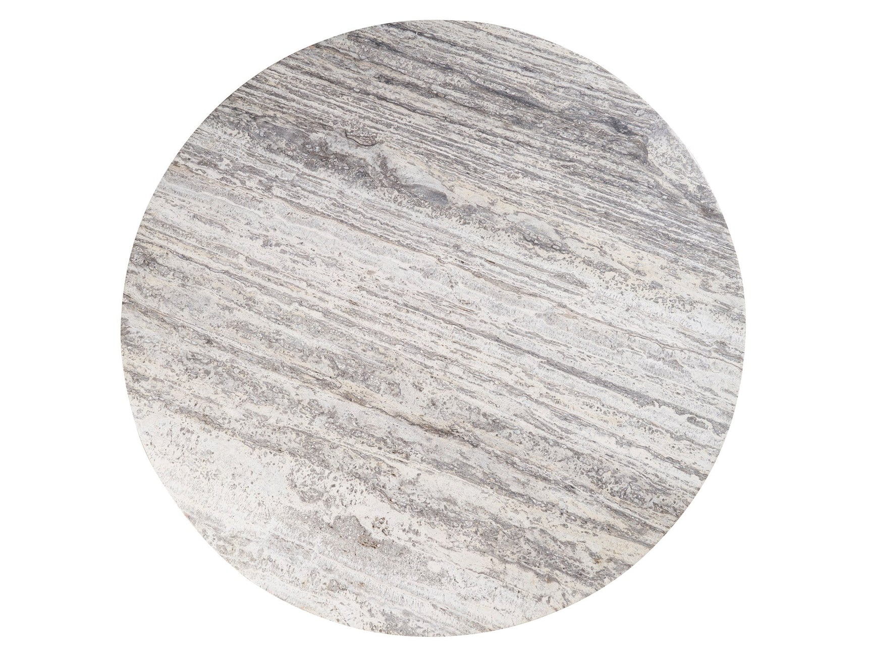 Meadow White Travertine Dining Table - Ornate Home