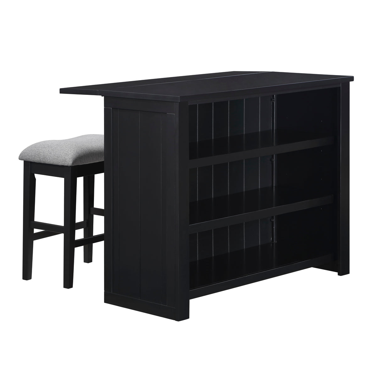 Meadowbrook Black Kitchen Island - Ornate Home