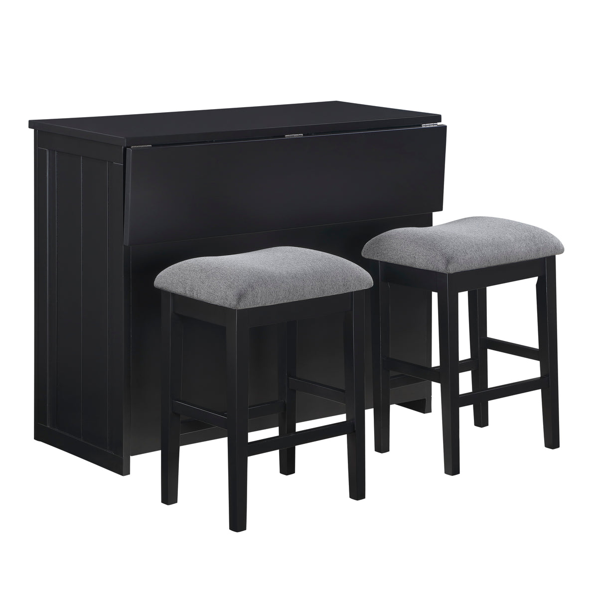 Meadowbrook Black Kitchen Island - Ornate Home