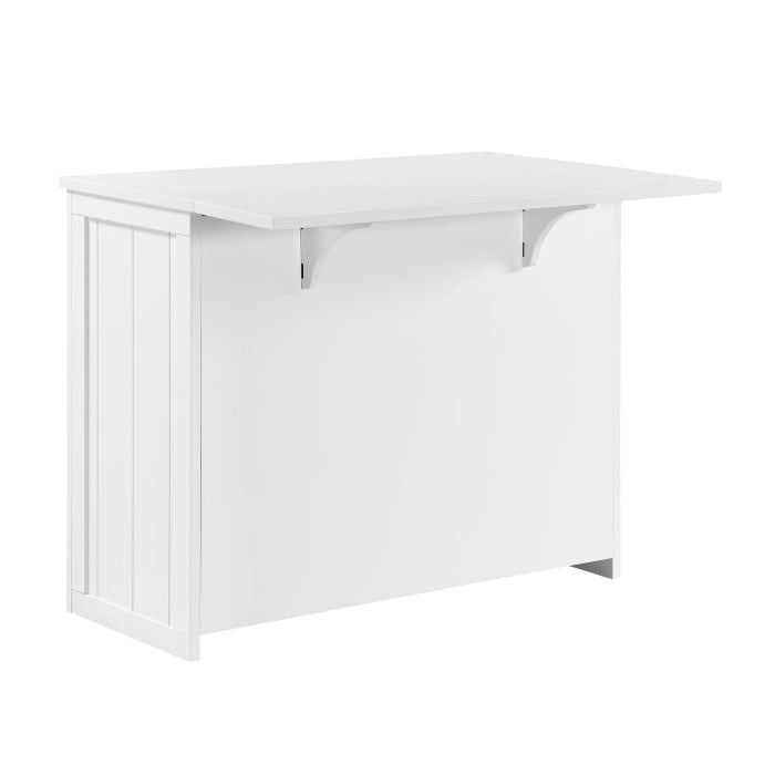 Meadowbrook Silver Kitchen Island - Ornate Home