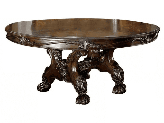 Medieve Cherry Round Dining Table - Ornate Home