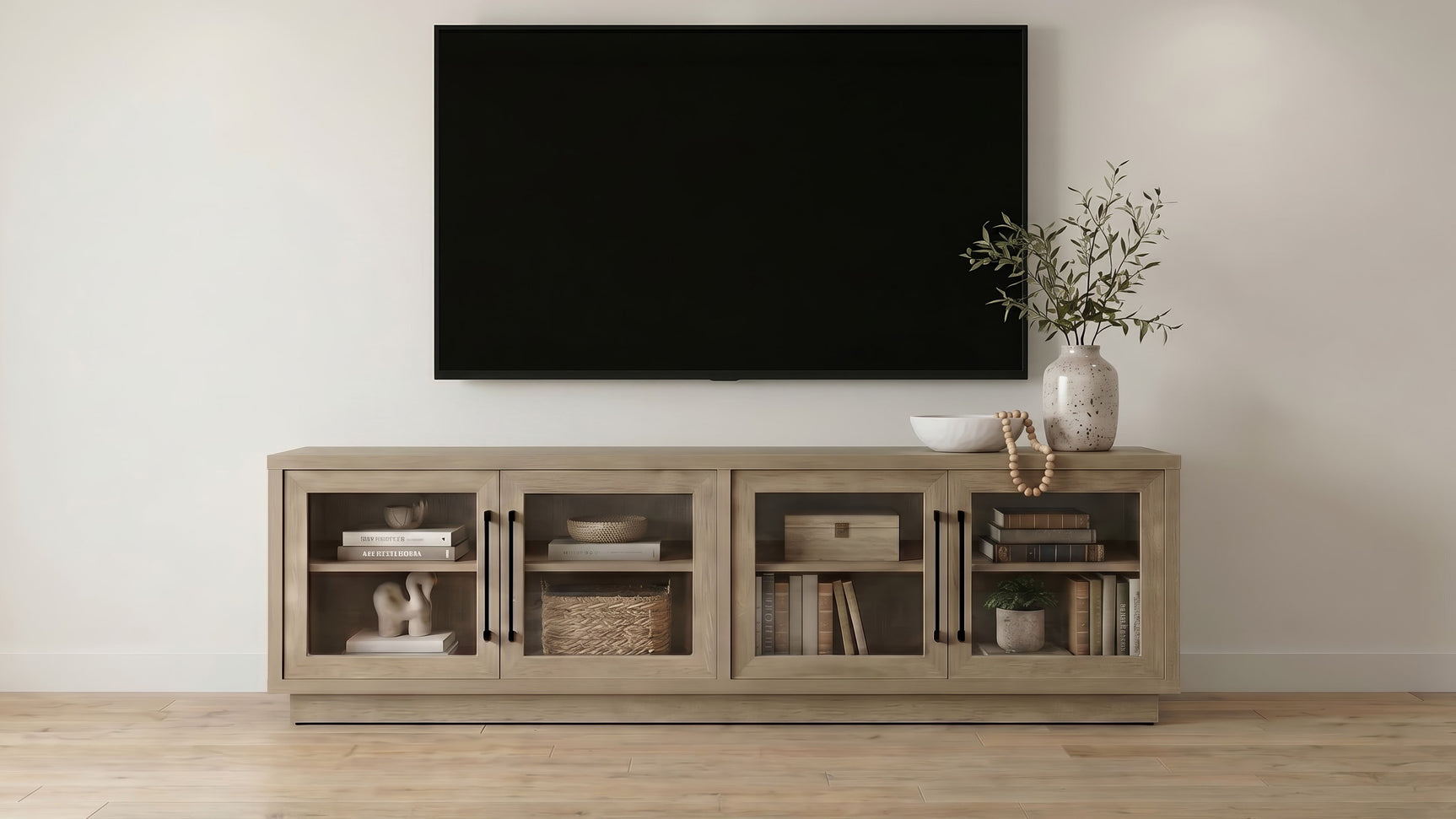 Medina Latte Tv Stand - Ornate Home