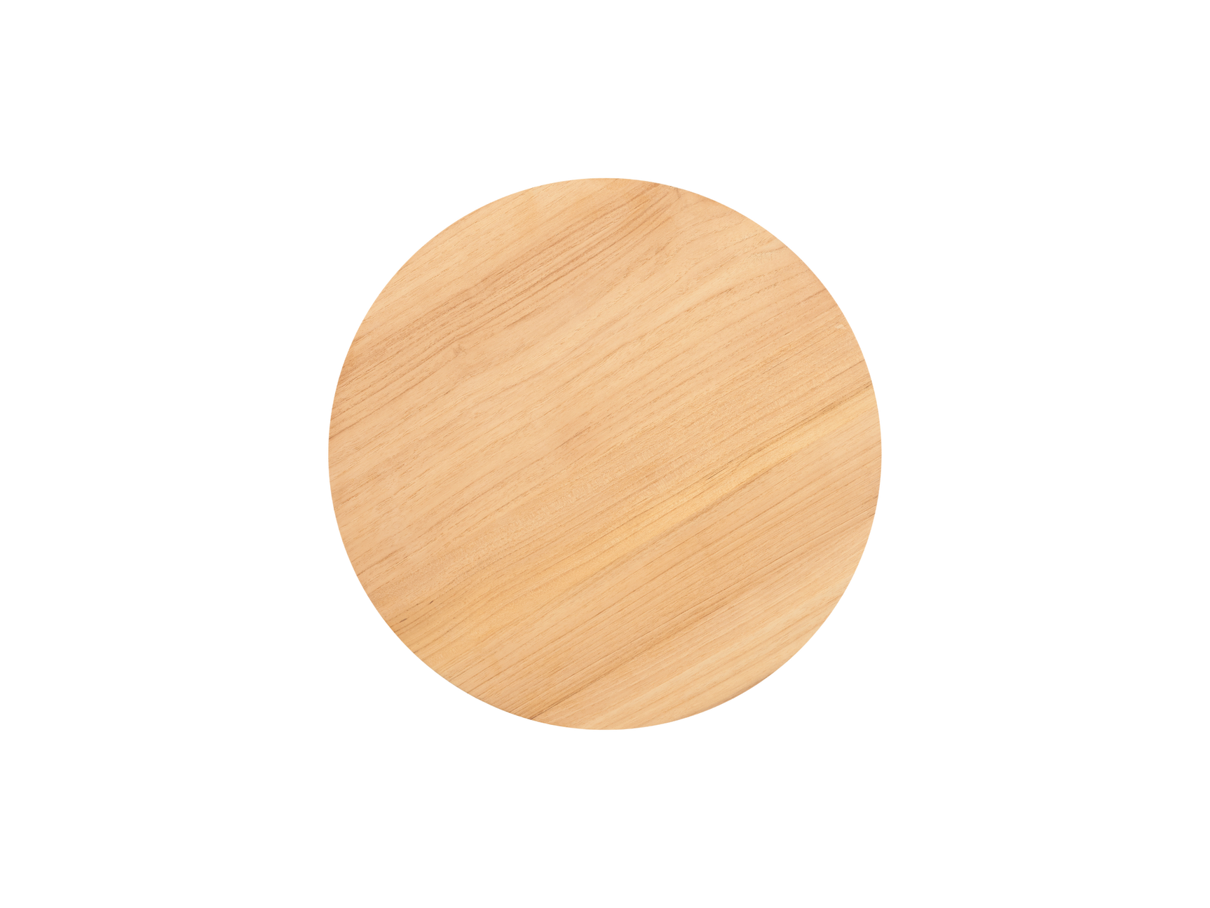 Medium Round Teak Outdoor Cross Legs Nesting Side Table - Ornate Home