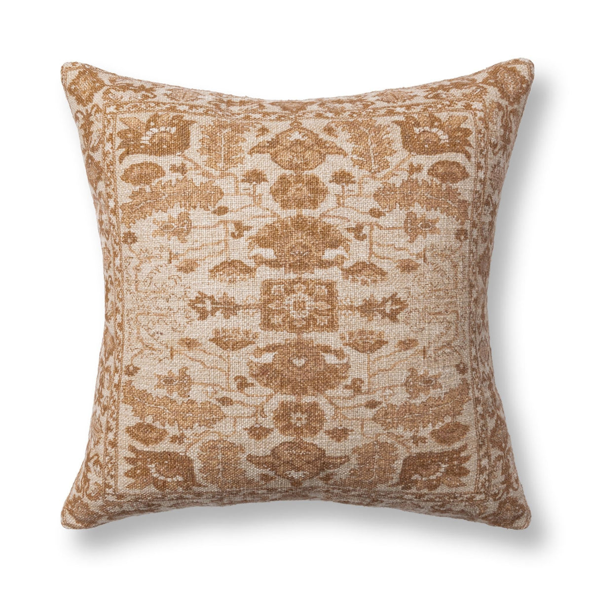Medley Natural/Amberwood 22"x22" Throw Pillow (Set of 2)