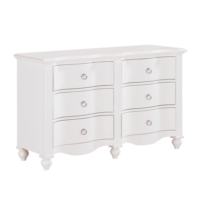 Meghan White Dresser - Ornate Home