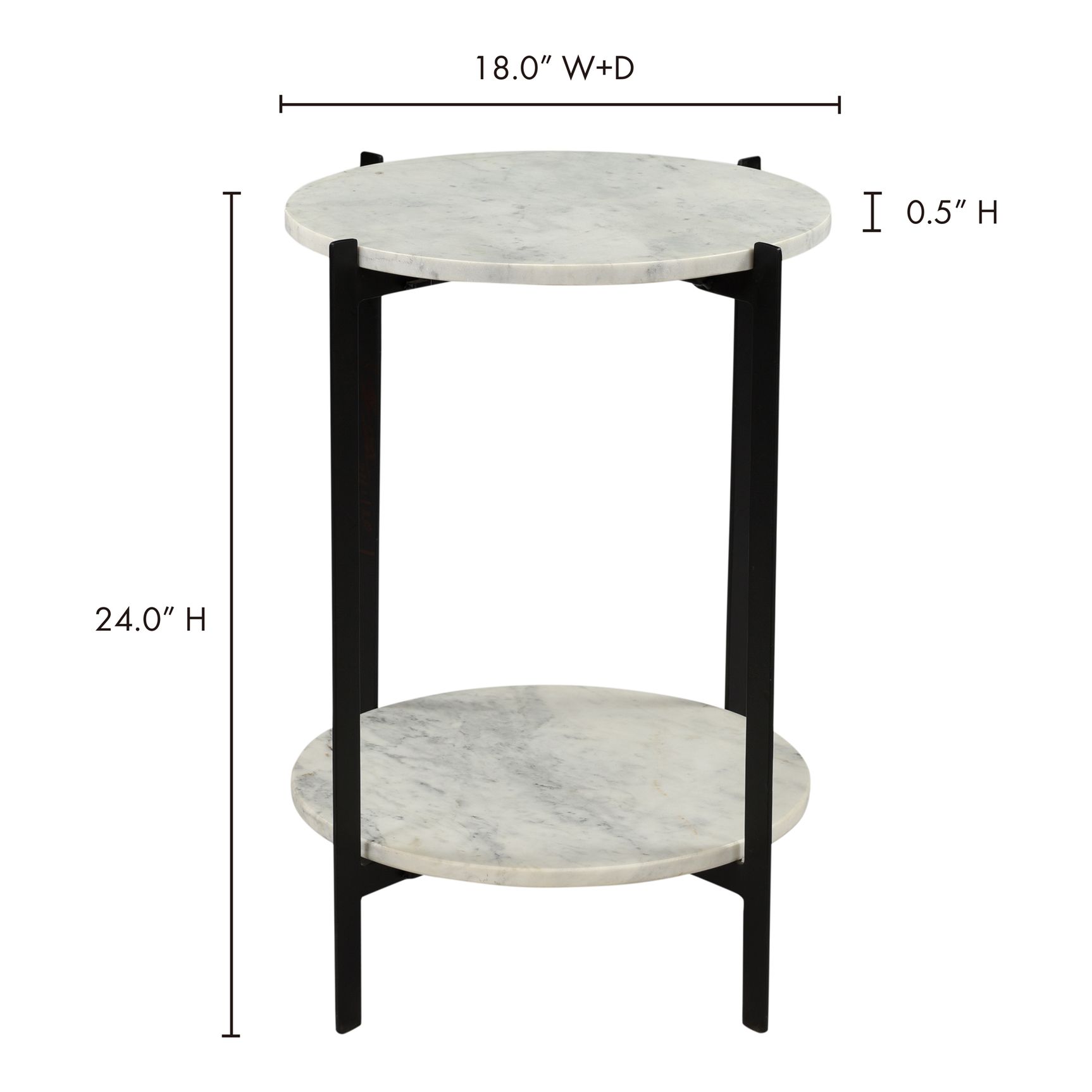 Melanie White Accent Table - Ornate Home