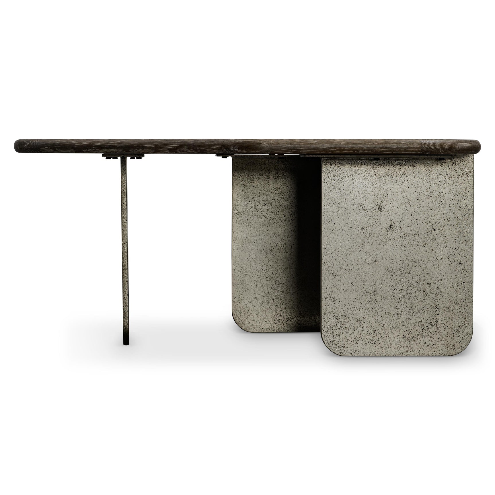 Melba Puma/Graphite Cocktail Table (36.13" x 36" x 17") - Ornate Home