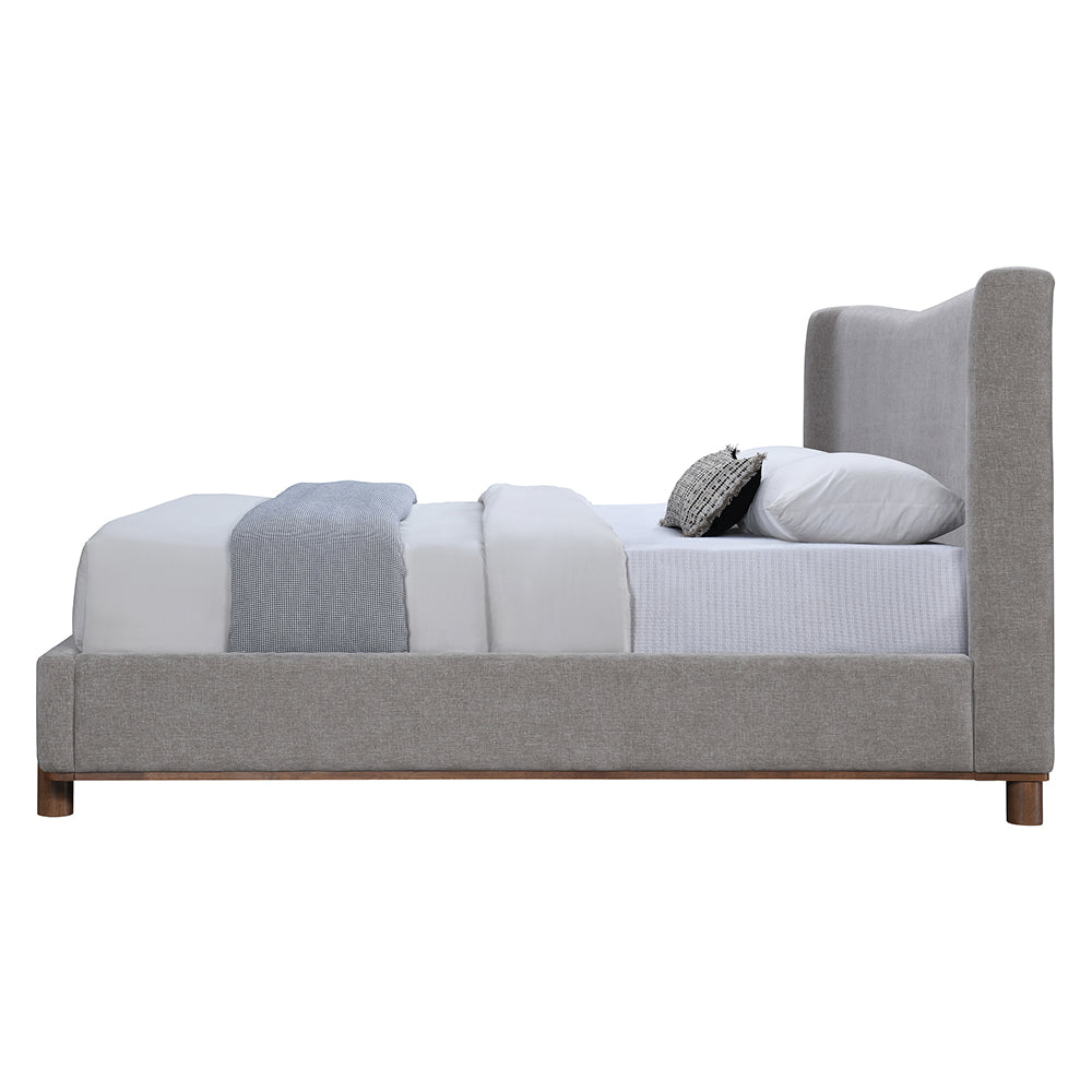 Melbourne Gray Queen Bed - Ornate Home