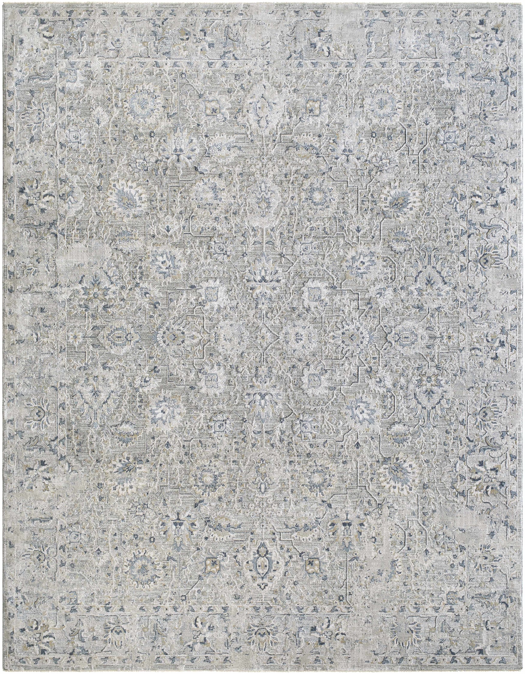Melianna Gray Blue Thick Luxe Boutique Rug - Ornate Home