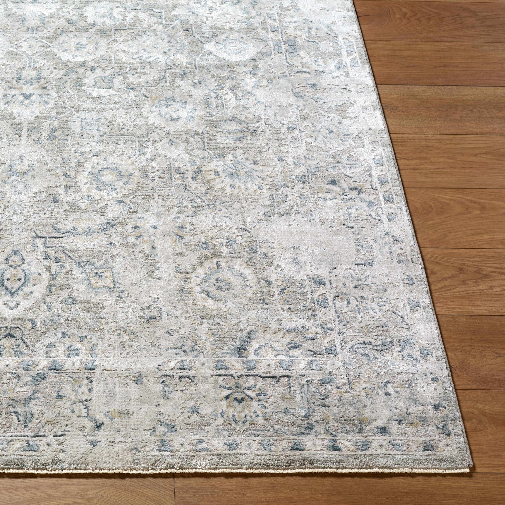 Melianna Gray Blue Thick Luxe Boutique Rug - Ornate Home