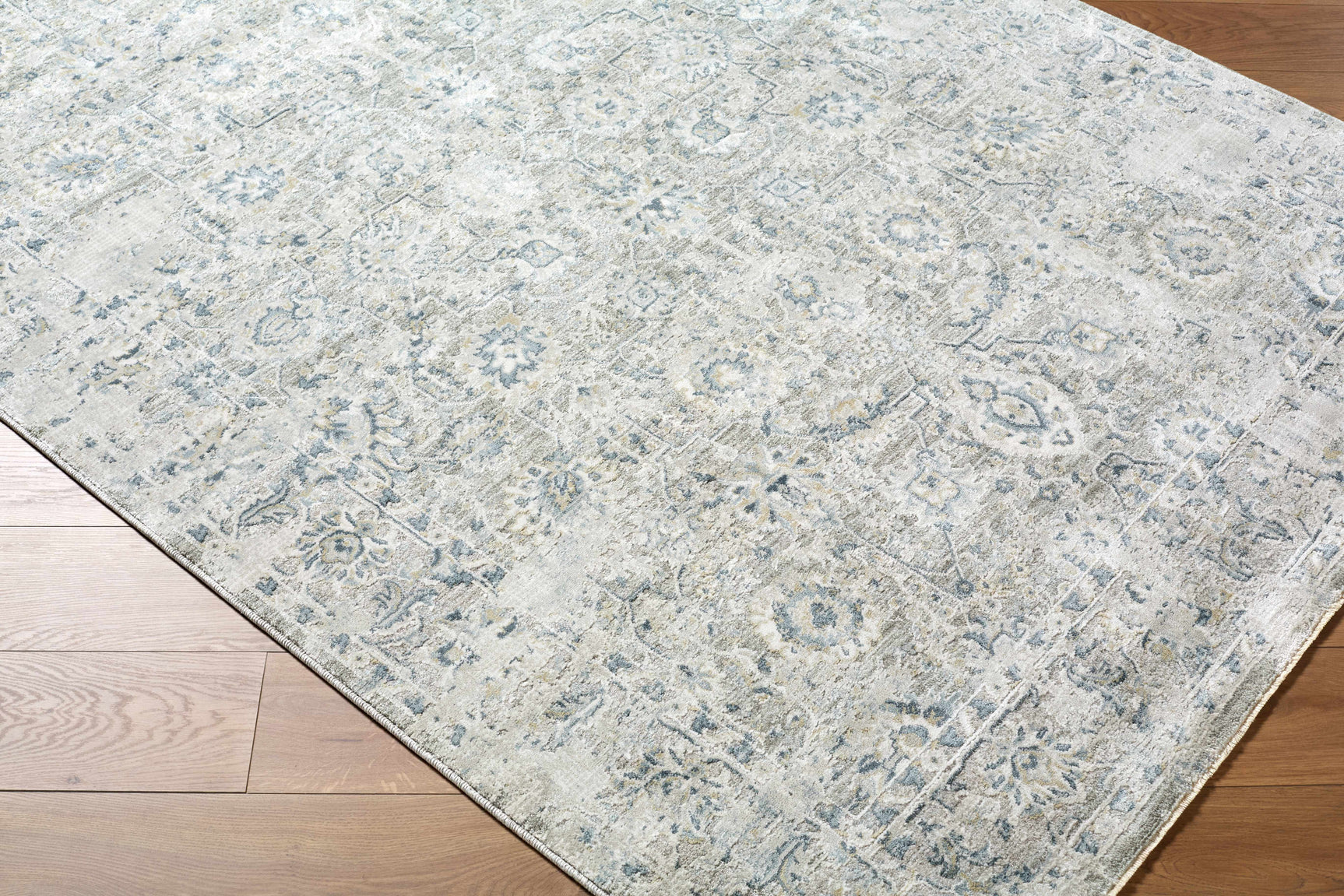 Melianna Gray Blue Thick Luxe Boutique Rug - Ornate Home