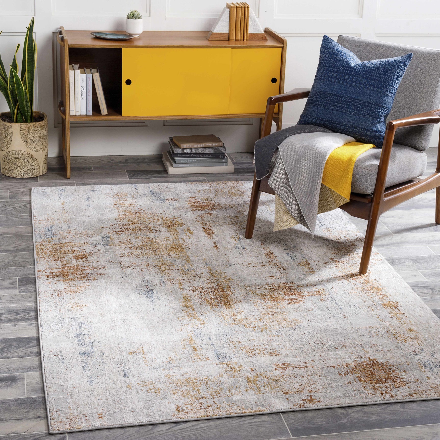 Melton Textured Luxe Area Rug - Ornate Home