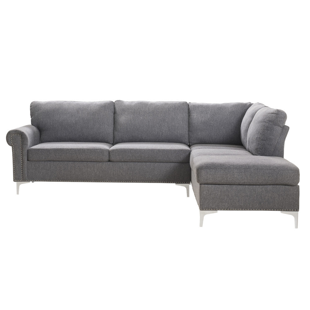 Melvyn Gray Sectional Sofa - Ornate Home