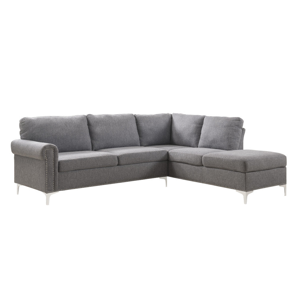 Melvyn Gray Sectional Sofa - Ornate Home