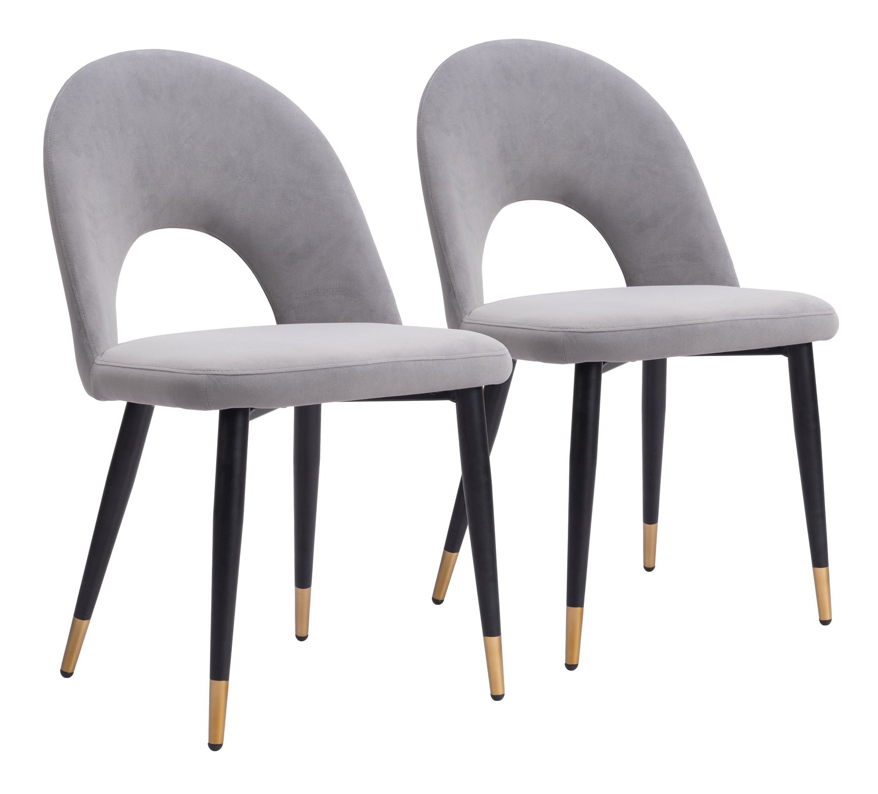 Menlo Gray Dining Chair (Set of 2) - Ornate Home