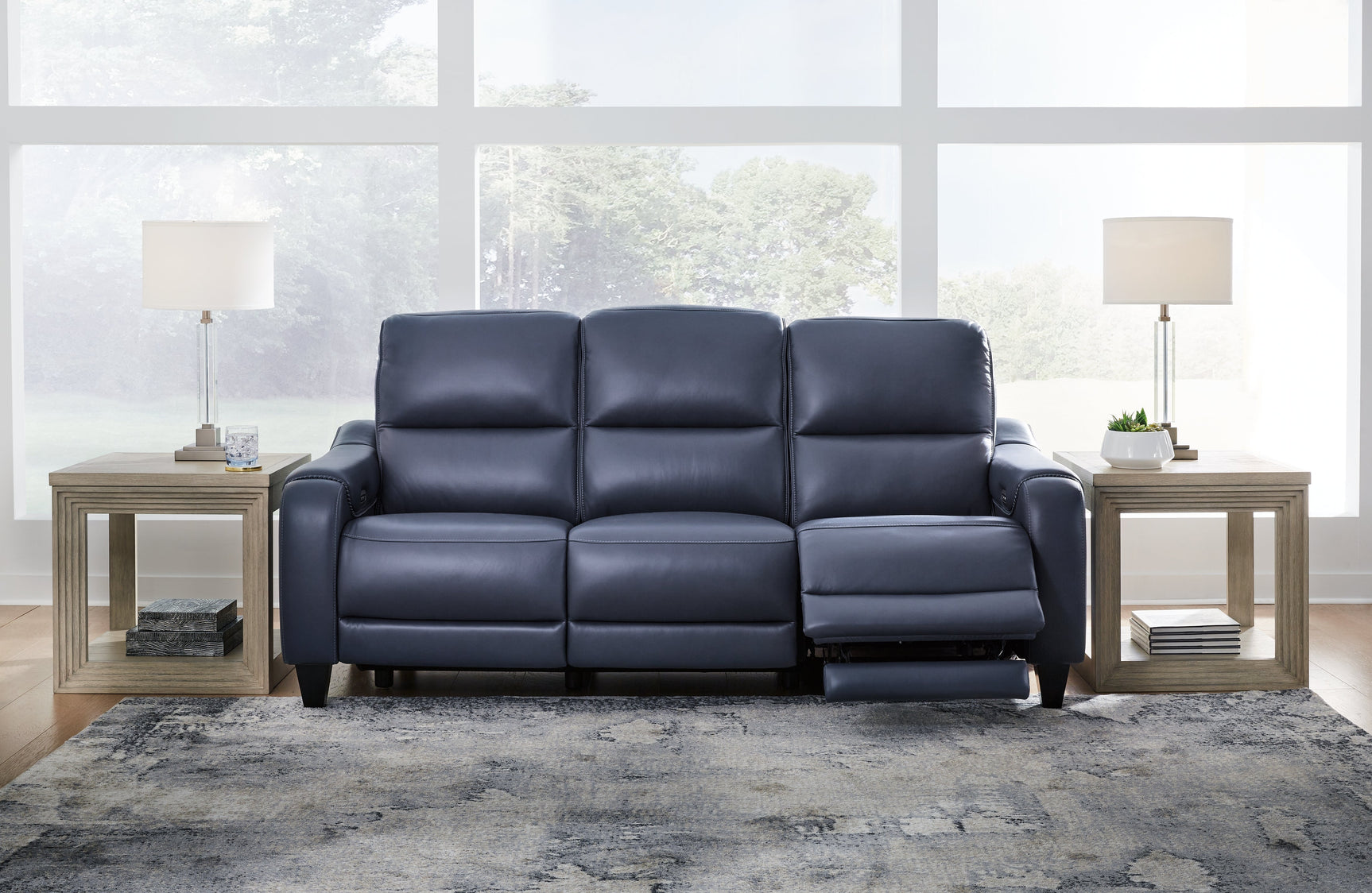 Mercomatic Ocean Power Reclining Sofa and Loveseat - Ornate Home
