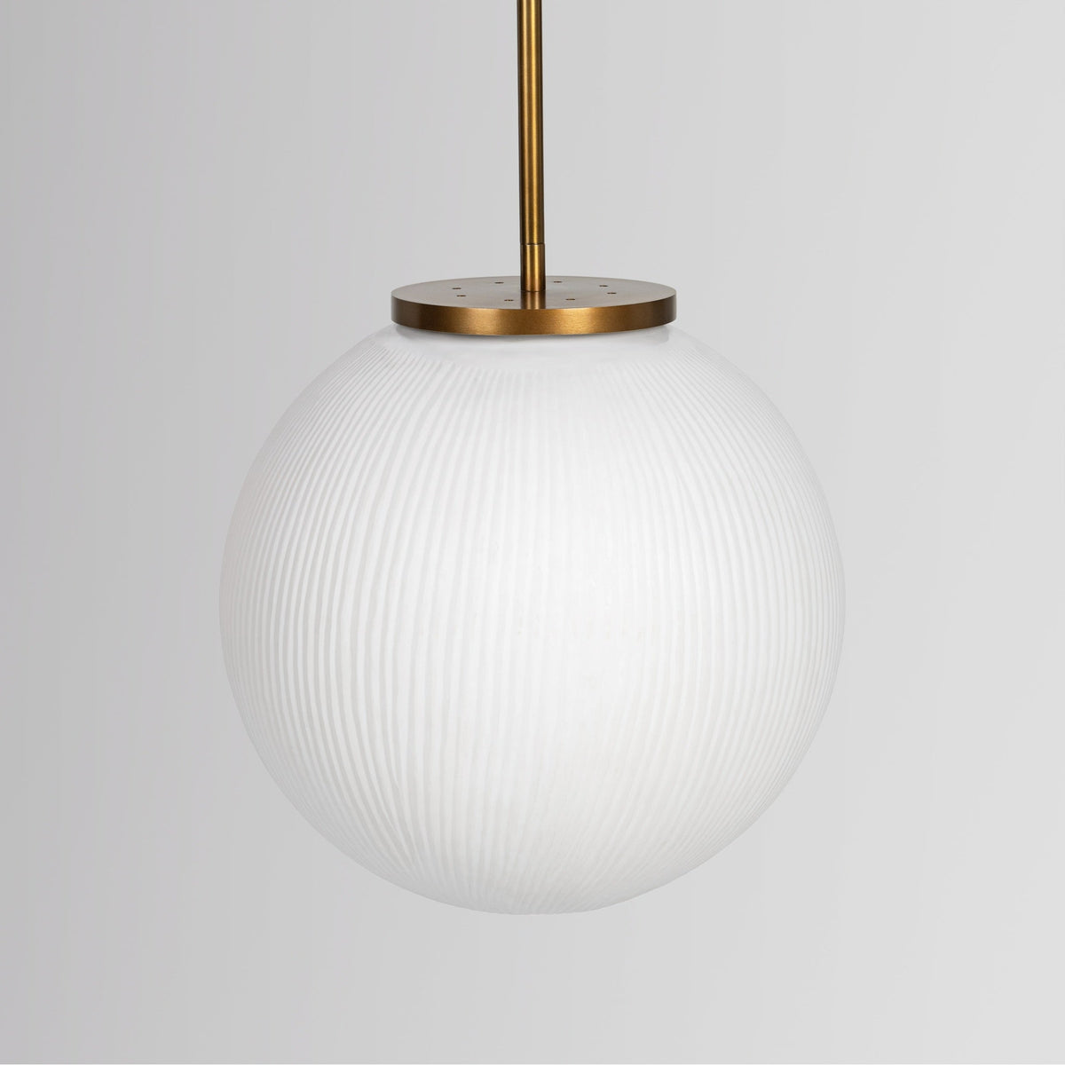 Meridian Milk Glass 16" Pendant
