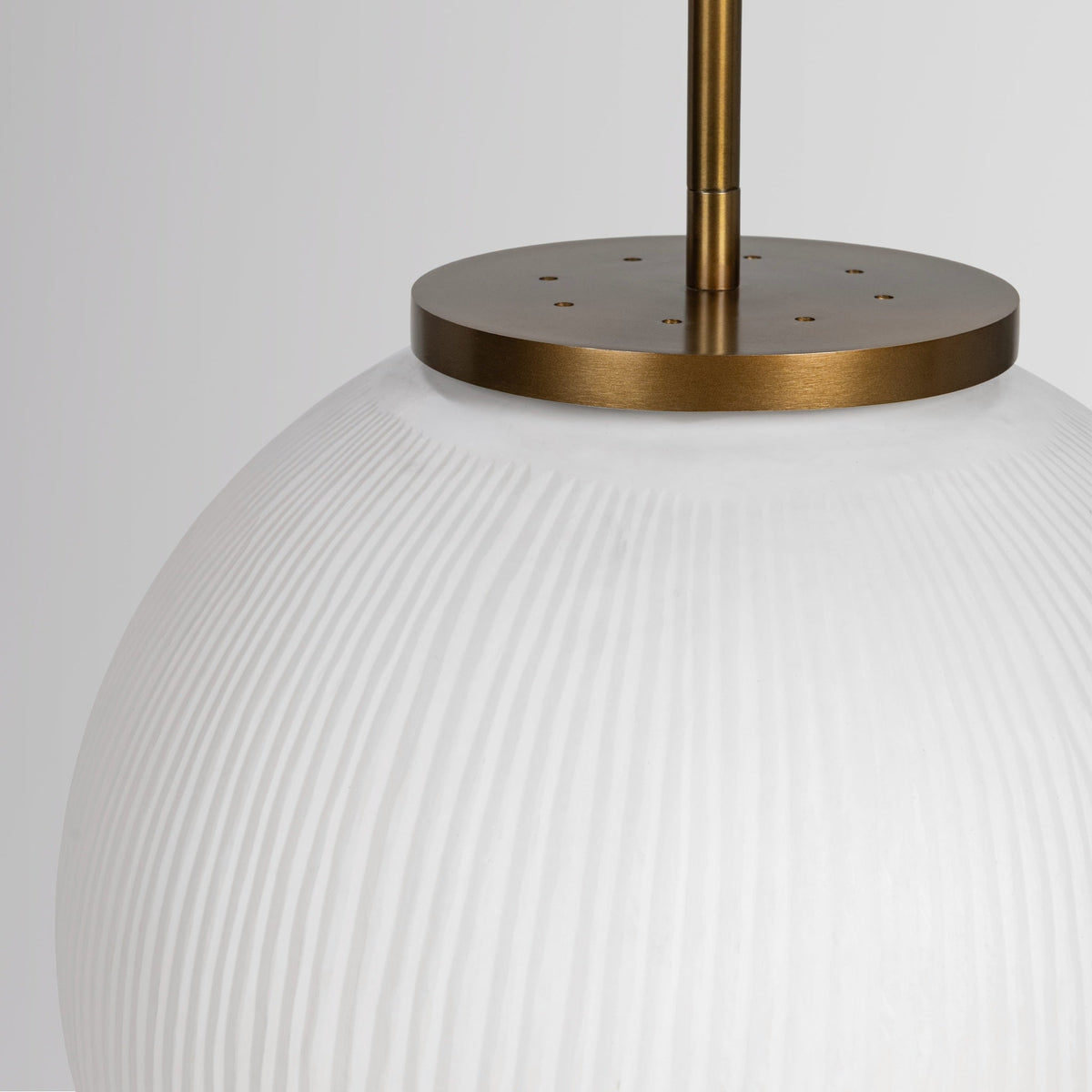 Meridian Milk Glass 16" Pendant