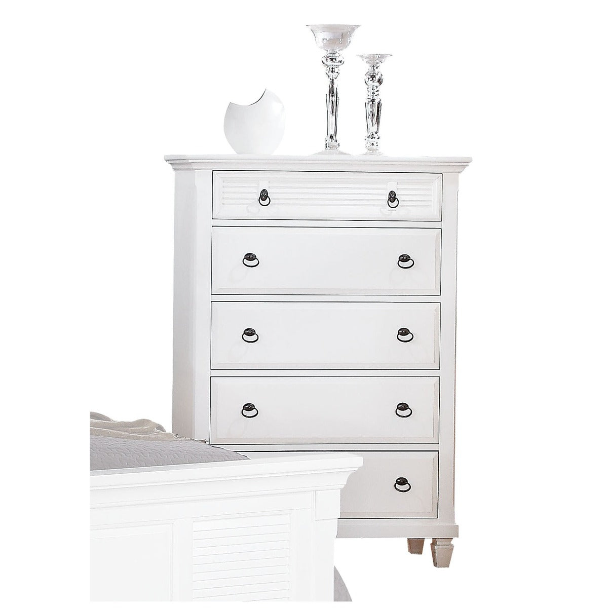 Merivale White Chest - Ornate Home